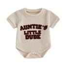 Roupas de bebê XRTBMN Aunties Little Dude Summer Romper Boy