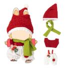 Roupas de boneca KIYEREE, conjunto de roupas de Natal fofas e elegantes de 17 cm