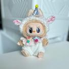 Roupas de boneca Labubu para bonecas de 17 cm, vestido, faixa de cabelo, cachecol