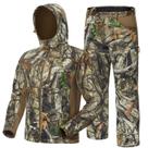 Roupas de caça TIDEWE para homens com forro de lã resistente à água
