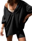 Roupas de duas peças TAQCUX 2 para mulheres, treino de verão, pretas