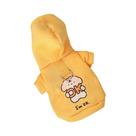 Roupas De Outono E Inverno Para Gatos E Cães, Hoodie De Seda De Leite Com Estampa De Cachorro, Com