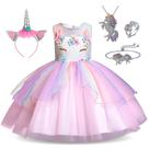 Roupas de vestir Fantasia de princesa unicórnio 4-5 anos +4