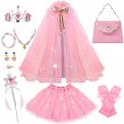 Roupas de vestir para princesas Meland, 11 unidades para meninas de 3 a 8 anos