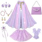 Roupas de vestir para princesas Meland, 11 unidades para meninas de 3 a 8 anos