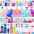 Roupas e acessórios modernos para bonecas Style Shine 52 unidades