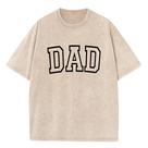 Roupas familiares combinando, camiseta vintage, algodão com lavagem ácida
