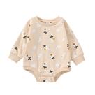 Roupas FYBITBO Halloween Baby Girl Boy Pumpkin Romper 3-6M