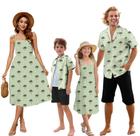 Roupas havaianas combinando a família SANGTREE para meninos 2-3T