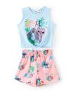 Roupas infantis Disney Lilo & Stitch de 2 peças para meninas, conjunto curto Stitch Girl sem mangas e calças elásticas, 2 peças, conjuntos de roupas de verão, uso diário casual, azul claro, de 6 a 7 anos Roupas infantis Disney Lilo & Stitch de 2 peças para meninas, conjunto curto Stitch Girl sem mangas e calças elásticas, 2 peças, conjuntos de roupas de verão, uso diário casual, azul claro, de 6 a 7 anos