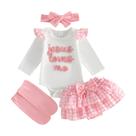 Roupas Kavousa My First Easter Baby Girl Outfit 0-3 meses