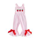 Roupas mlpeerw Toddler Girl Summer Strawberry Romper 4-5T