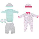 Roupas para Boneca Reborn Kaydora (45-55cm) - Kit com 2 Conjuntos