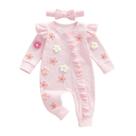 Roupas Sprifallbaby Newborn Baby Girl Ruffle Romper 6-12M Roupas Sprifallbaby Newborn Baby Girl Ruffle Romper 6-12M