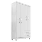 Roupeiro 4P 2G Moden 3565 100 cm Branco Flex INCP