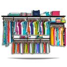 Roupeiro aramado quarto pequeno closet feminino solteiro 4,00m