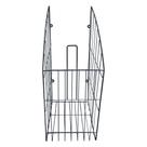 Roupeiro Basculante 20cm Tulha Aramado Para Armários Planejados R20 Preto