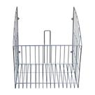 Roupeiro Basculante 40cm Tulha Aramado Para Armários Planejados R40 Cromado