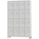 Roupeiro de Aço 16 Portas Cinza 1,96 X 1,23 X 0,36 - ULTRA Móveis