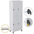 Roupeiro de Aço GR 04 Marzo Cristal Armário de Aço 4 Portas