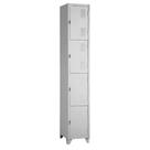 Roupeiro de Aço GRP 02/04 Primme Cinza Armáro de Aço 4 Portas