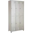 Roupeiro de Aço GRP 06 Primme Cinza Armário de Aço 6 Portas