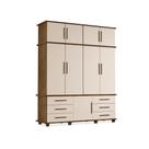 Roupeiro Dresden Com 4 Portas Malbec Off White Roupeiro Dresden Com 4 Portas Malbec Off White