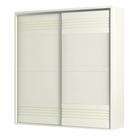 Roupeiro Menfis 2 Portas cor Freijo Off White 223cm - 66707