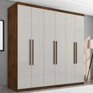 Roupeiro Singapura Casal Seis Portas Malbec Off White Roupeiro Singapura Casal Seis Portas Malbec Off White