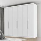 Roupeiro Zanzine Evidence com 6 Portas e 4 Gavetas - MDP