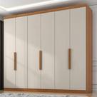 Roupeiro Zanzine Evidence com 6 Portas e 4 Gavetas - MDP