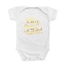 Roupinha Body De Bebê Feliz Ano Novo Dourado Frase Temático Festas Menino Menina Final de Ano Roupinha Body De Bebê Feliz Ano Novo Dourado Frase Temático Festas Menino Menina Final de Ano