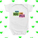 Roupinha Body de Bebê Filme Minha Mãe é uma Peça Temático Menino Menina Presente Mimo Filmes