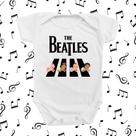 Roupinha Body de Bebê Temático Beatles And Roll Baby Música Rock Menino Menina Presente