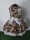 Roupinha de luxo Vestido Pet Mamãe Noel Cachorro Gato Luxo M Roupinha de luxo Vestido Pet Mamãe Noel Cachorro Gato Luxo M