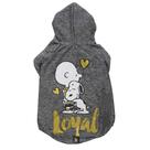 Roupinha Moletom para Cães Snoopy com Capuz Zooz Pets Grafite Roupinha Moletom para Cães Snoopy com Capuz Zooz Pets Grafite