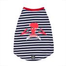 Roupinha para cachorro Camiseta regata Snoopy Marinheiro Captain Zooz Pets