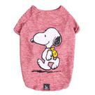 Roupinha para cães - Camiseta de inverno para cachorro Snoopy Back Pack Hike ZooZ Pets Vinho G