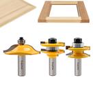 Router Bit Set Exqutoo Raised Panel Cabinet Door 3 unidades