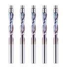 Router Bit SpeTool Up Cut Flush Trim, 5 unidades, 1/4 de haste, revestido com TAC