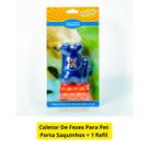 Roxo Kit Higiene P/ Coleira 1 Chaveiro + 2 Rolos - Chalesco