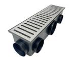 RRalo Linear Inox 304 15x50 Cocho Multi Saídas e Tela