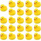Rubber Bath Ducks Wankko Mini Yellow para criança, 24 unidades