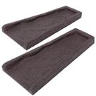 Rubber Downspout Splash Block, pacote com 2 unidades, Sekcen Brown