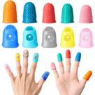Rubber Finger Tips Guard Zonon, 20 peças, 5 tamanhos variados