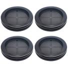 Rubber Grommet Alamic 54 mm ID para furo de 63 mm, pacote com 4