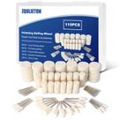 Ruedas de Pulido y Abrillantado Zquljeton Kit de 115 Piezas con Vástago de 1/8" Ruedas de Pulido y Abrillantado Zquljeton Kit de 115 Piezas con Vástago de 1/8"