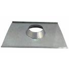 Rufo colarinho de telhado galvanizado para chaminé de 150 mm de diâmetro