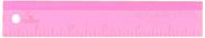 Ruler CM Designs Add-A-Quarter Pink de 6 polegadas