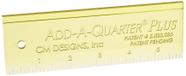 Ruler CM Designs Add-A-Quarter Plus 6 polegadas